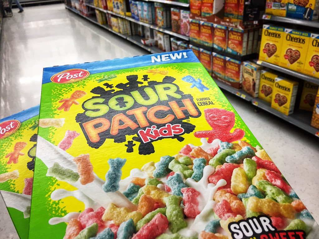 _AsianJoe's tweet photo. Looks like I know what I'll be having for breakfast this weekend. @SourPatchKids X @postcereals
#cerealaddict #cerealkiller #cerealously https://t.co/6Pp8T0ctKT