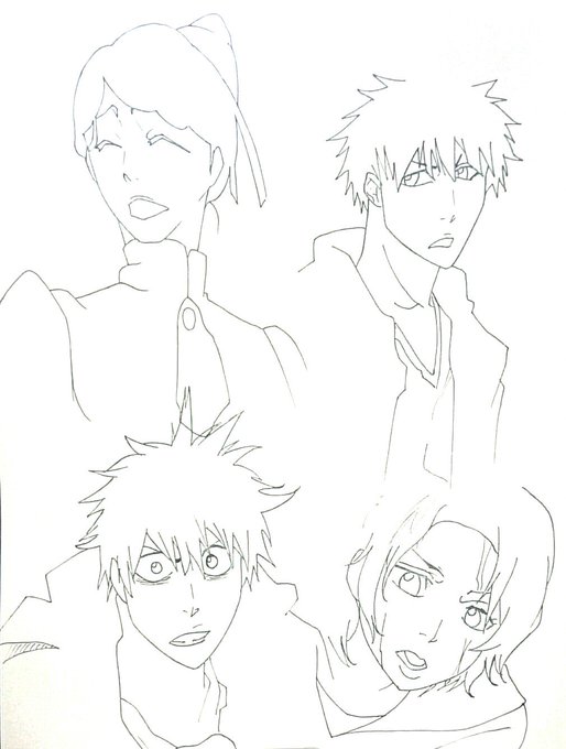 BLEACHの模写です～～ 