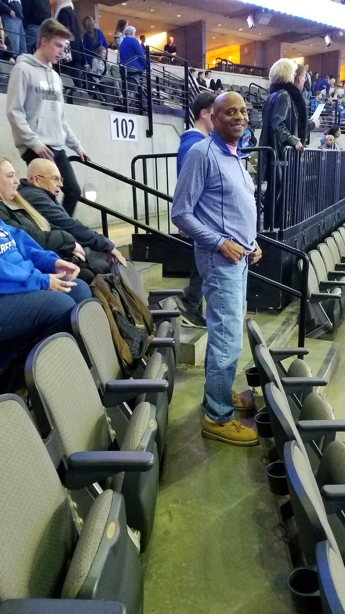 Mhill3038's tweet photo. Holding down our row....
#gojays https://t.co/SxYZcmfOVN