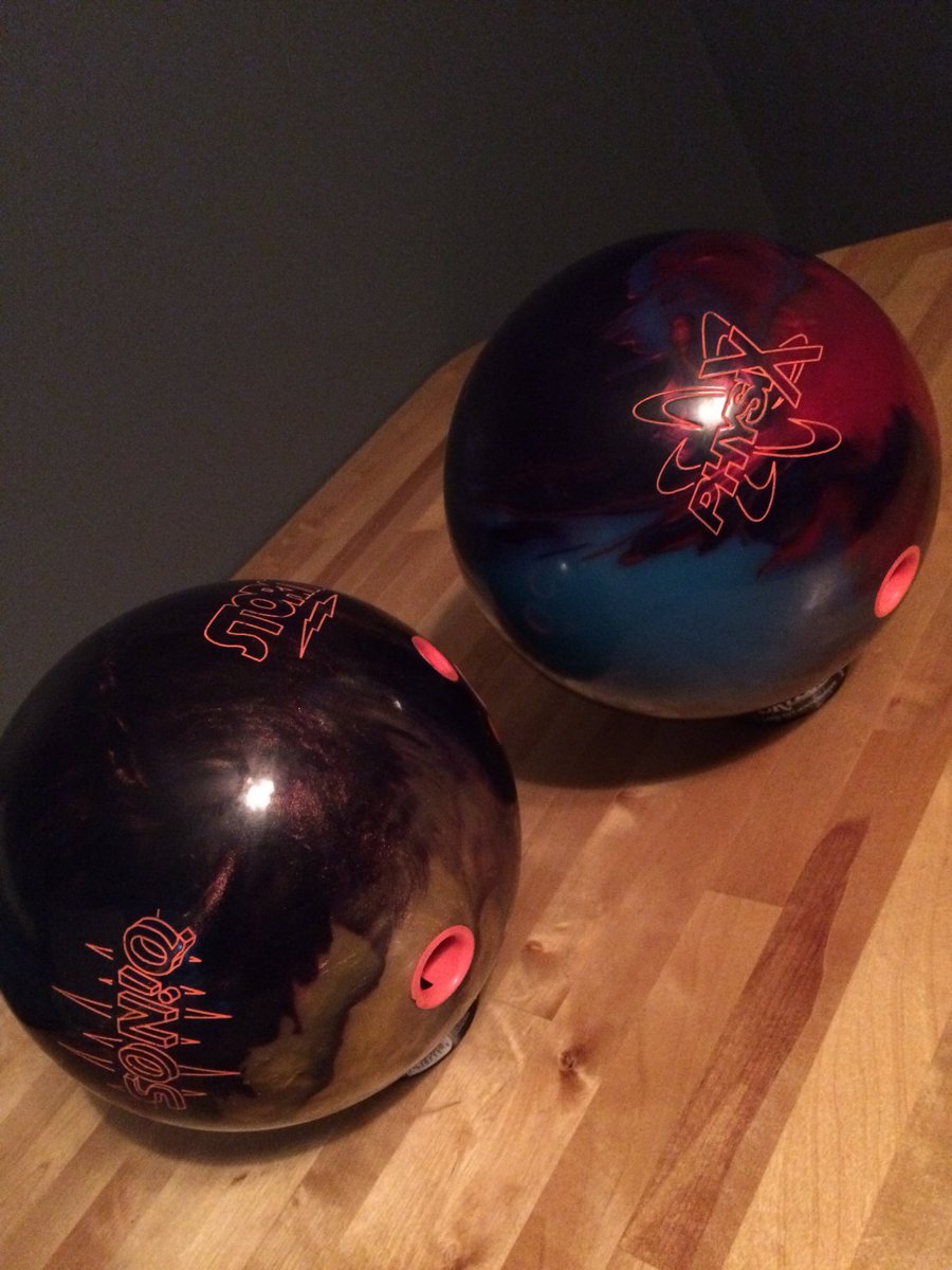 Rolled my first 800 (803) with these two <a href="/Storm_Nation/">Storm Bowling Products</a> balls lastnight