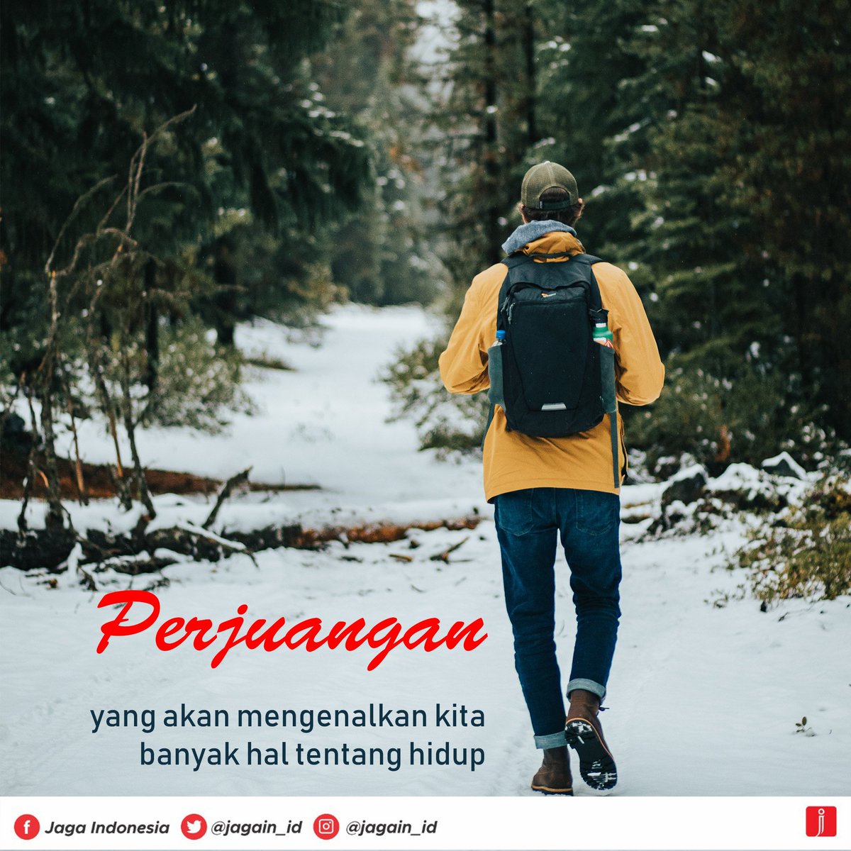 jagain_id's tweet photo. "Perjuangan yang akan mengenalkan kita banyak hal tentang hidup"
.
.
.
#jagain #jagain_id #jagaIndonesia #berusaha #pantangmenyerah #yakin #ManusiaHebatIndonesia #IndoBanget #quote #selalubahagia #JumatBerkah https://t.co/3chFdmx6DZ