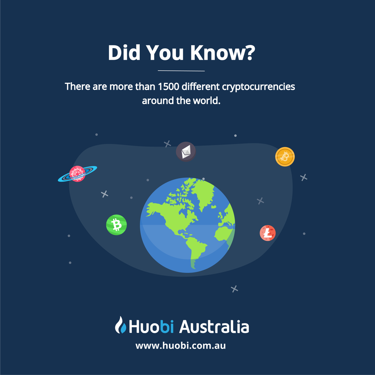 Fun Fact Friday!

There are more than 1,500 cryptocurrencies around the world.

👉To trade cryptocurrencies, jump onto huobi.com.au 

#huobiau #btc #crypto #cryptocurrency #world #fact #funfact #didyouknow