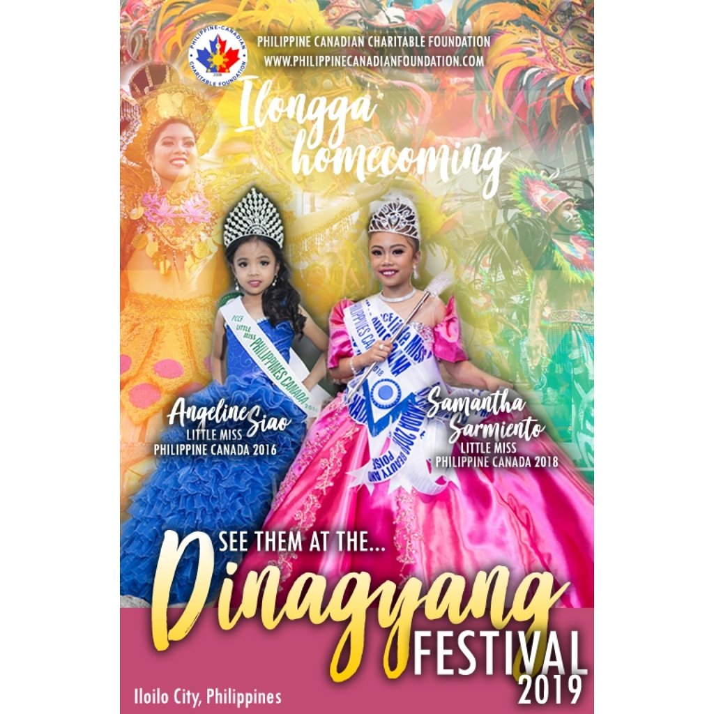 PCCFupdates's tweet photo. Catch Little Miss Philippines Canada 2018 - Samantha Sarmiento &amp; Little Miss Philippines Canada 2016 - Angeline Siao at the Dinagyang Festival 2019 in iloilo City, Philippines! https://t.co/b48VpBwc2J