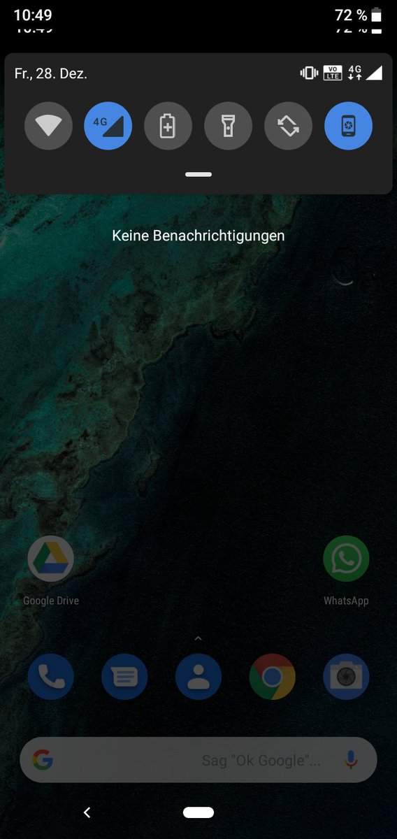 NitinViju's tweet photo. @sarvikas @Android Just noticed a bug in the hide notch Feature on my 5.1 plus, on pulling the notification  panel down the clock and icons overlap and isn't covered completely (see the pic). Apart from this bug enjoying pie on my Nokia! Really glad to have such quick updates on a budget device :) https://t.co/s8TbjlA2dm