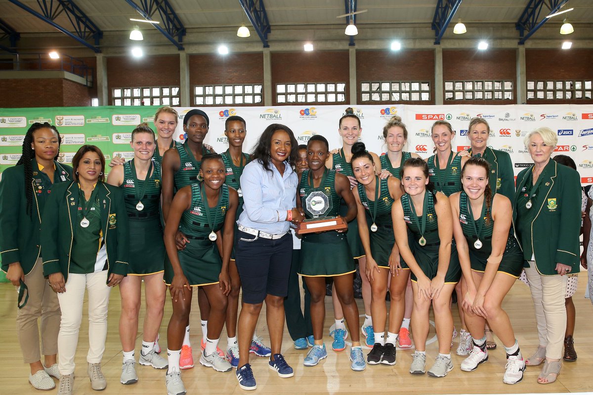 Netball_SA's tweet photo. #NetballHighlights2018
South Africa πΏπ¦ retained the #DiamondChallenge trophy after beating Zimbabwe πΏπΌ Zambia πΏπ² Botswana π§πΌ Namibia π³π¦ and the SA President's XII at the Ngoako Ramatlhodi Indoor Sports Centre, Seshego - Limpopo
#DiamondChallenge2018 #WeAreAllIn #SPARProteas https://t.co/ouABGC5hNk