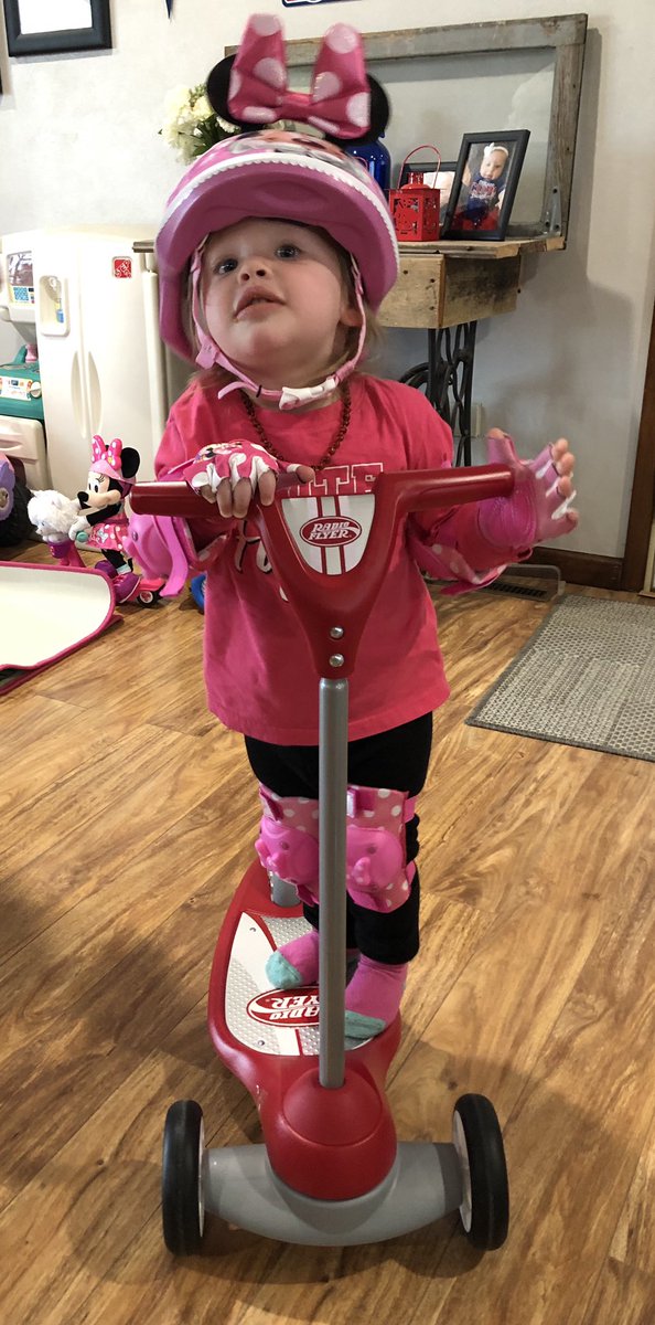 RaeganTerrell's tweet photo. Safety first...riding lesson #1! ❤️😊 @JillBla54937776 https://t.co/XIqLIbhRC1