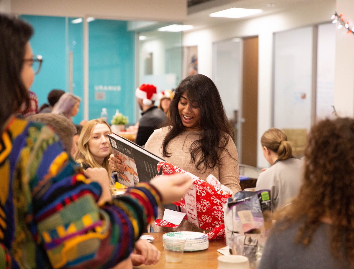 buyitinstalled's tweet photo. Throwback Thursday to our Ugly Sweater Competition and Secret Santa Reveal. Our Christmas spirit shone brightly as we celebrated our appreciation for each other. #christmas #spirit #uglysweater #holiday #corporate #culture #startup #oc #business #fun #party #throwbackthursday https://t.co/m82rWF3bXw