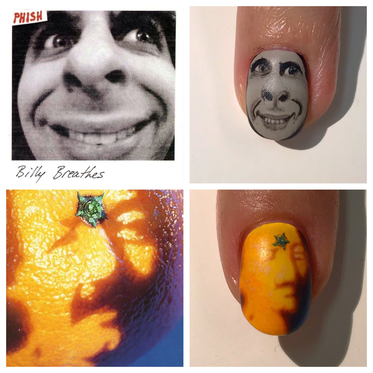 HappyBee3's tweet photo. Merry Phishmas Eve Y’all! Everyone’s got their outfits picked out but me...I have my nails done and that’s it. Check out these insane nails from my girl Savannah! #phish #Phishmsg #Phishnails #phishchicks #YEMSG2018 https://t.co/JQBvAYcY3R
