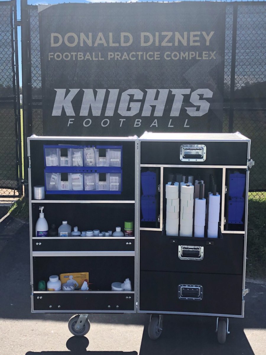UCF_SportsMed's tweet photo. Thanks to @OlycaseCo for the new fancy practice trunk just in time for the @Fiesta_Bowl https://t.co/GcGPHMD34m