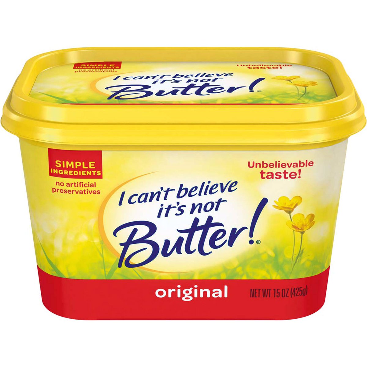Can’t hear Can’t speak Can’t see Can’t believe it’s not butter.