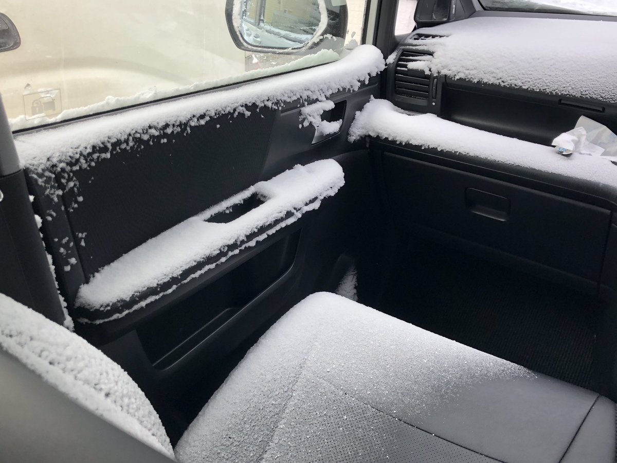 車の窓をうっかり開けっ放しにしておいたらこうなった やっちまったな めっちゃ悲惨や Togetter