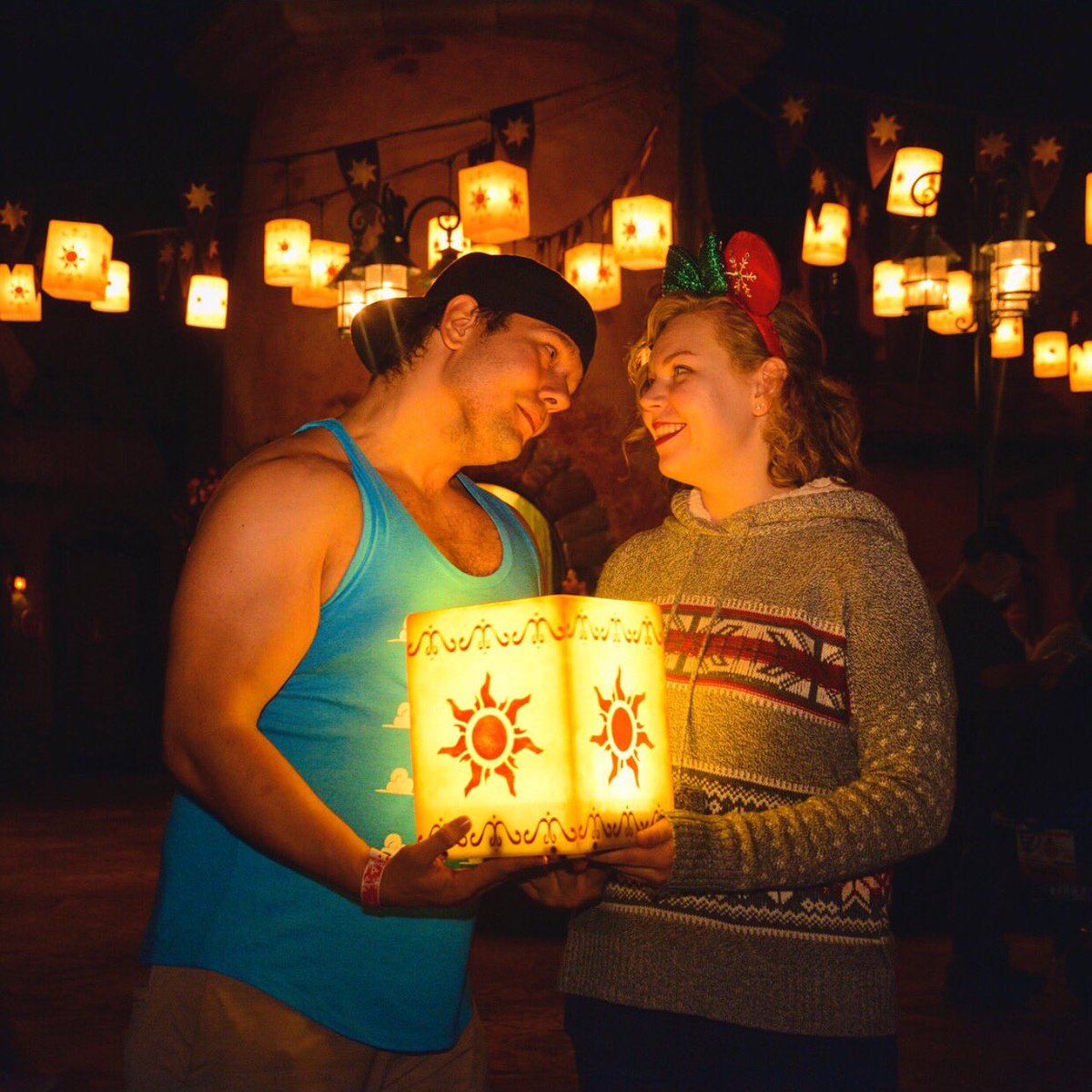 We Write Our Own Destinies. We Write Our Own Love Stories. And Ours Is Filled With Magic, Disney, & Watching The Floating Lanterns Gleam. ✨❤️✨ #WaltDisneyWorld #Disney #TuckAndRachel #FloatingLanterns