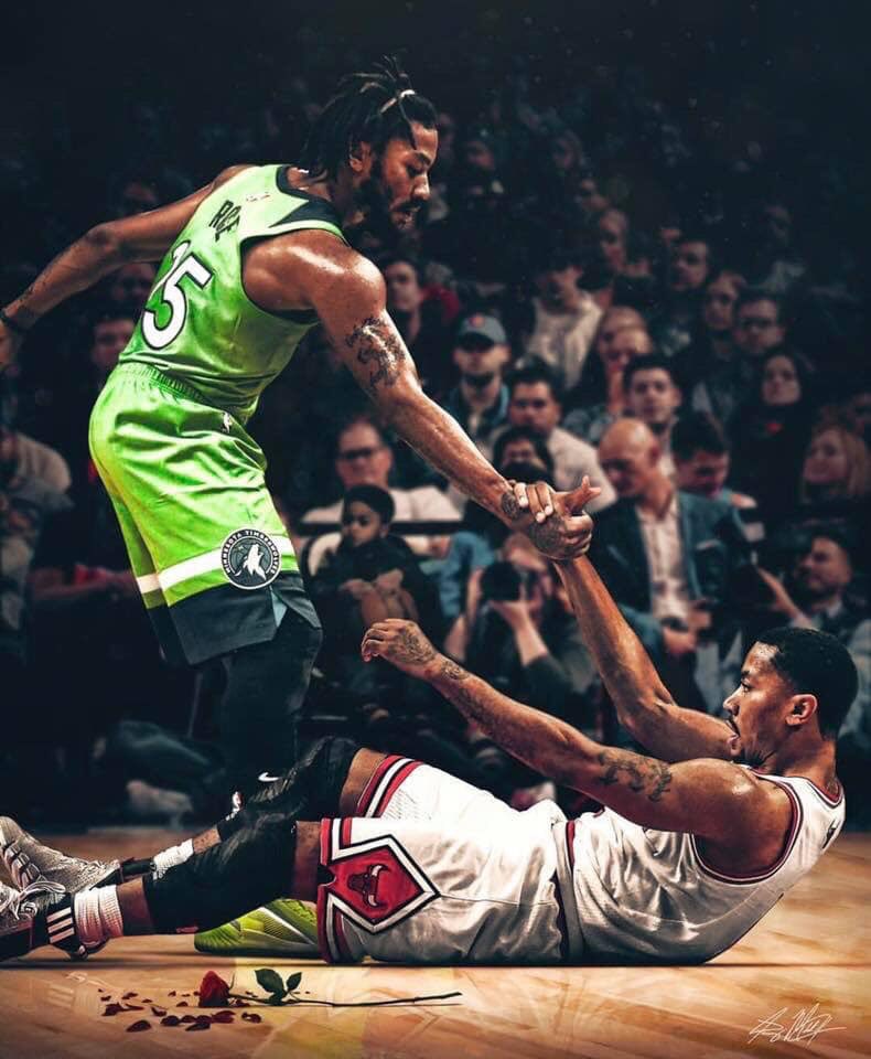 Familyguy_87's tweet photo. Whoever made this The picture speaks a thousand words.. #Drose #Timberwolves https://t.co/iKlsQa4Lqw