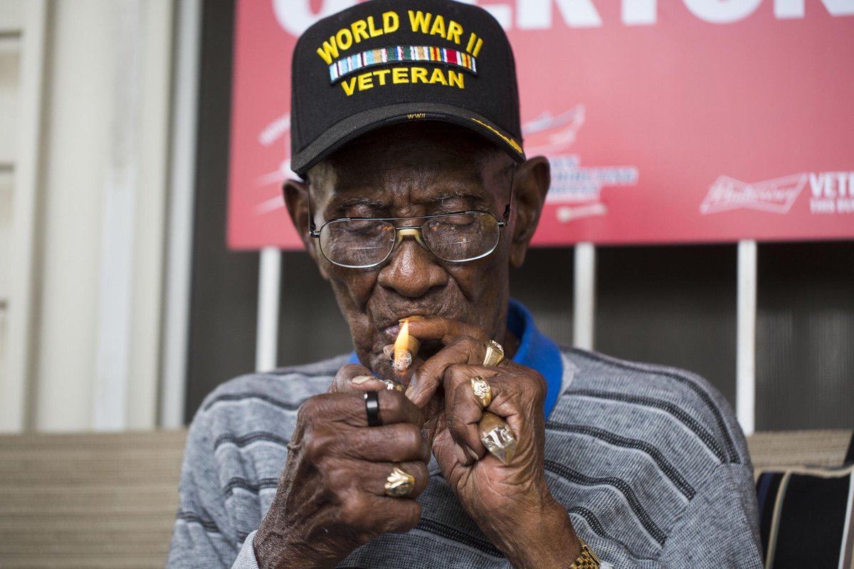BernardEdwards0's tweet image. Rest In Peace Richard Overton.

The United States’ oldest living WWII veteran passed away this afternoon at the age of 112 in Austin, TX.
 
Overton was a standout member of the greatest generation.

Thank you for paving my and so many other’s way in service.