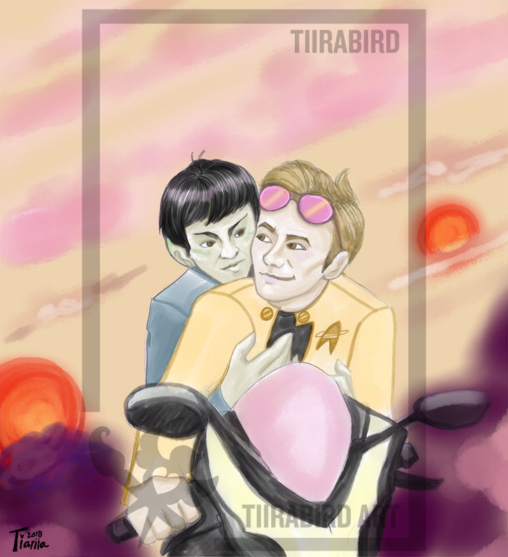 angelkuu_art's tweet photo. Speed Rebel
โYour velocity is unnecessarily high and your steering is reckless.โ
- "So what?โ
- โLet us accelerate even more.โ
#spirk #spock #jimkirk #startrek #tiirabirddraws #startrektos #startrekfanart #spirkart https://t.co/zSWZLecy61