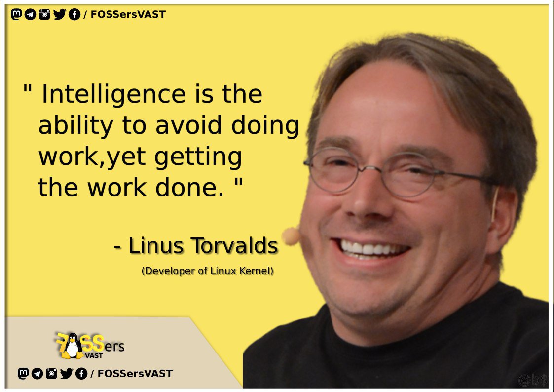 Happy Birthday Linus Torvalds!! (Made with and    