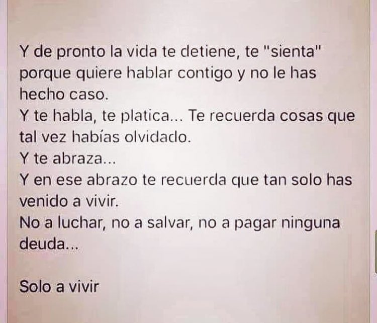 lalocologa's tweet photo. Solo se trata de vivir... esa es la historia ๐ถ #quesevengael2019 #epocadebalances #reinventate โจ https://t.co/VXFOS6qgSS