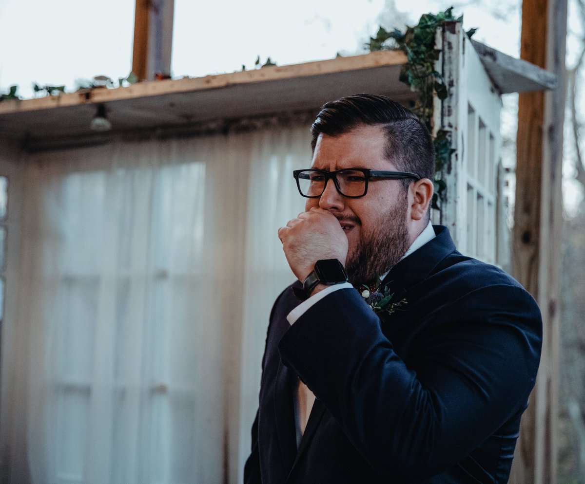 This bride is incredibly loved.