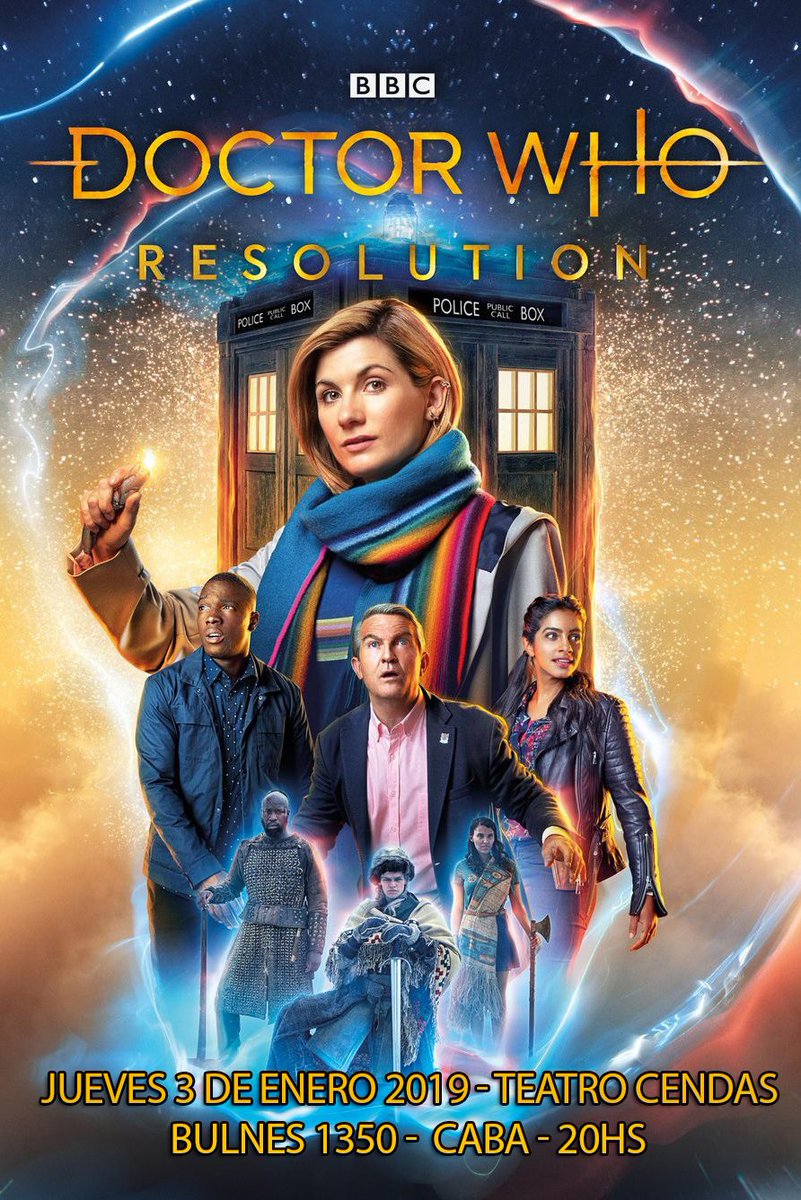 DOCTORWHOARG's tweet photo. ¡No te pierdas el especial de Año Nuevo Doctor Who: Resolution en el Cine!
https://t.co/qLlHsNsgWY https://t.co/5sp9ZG2HFy
