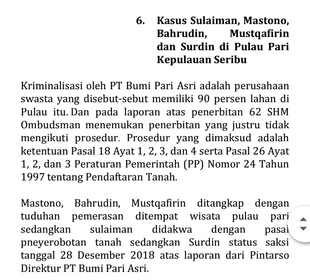 Kasus Sulaiman, Mastono, Bahrudin, Mustqafirin dan Surdin di Pulau Pari Kepulauan Seribu
#PejuangLingkunganBukanKriminal
#StopKriminalisasi
