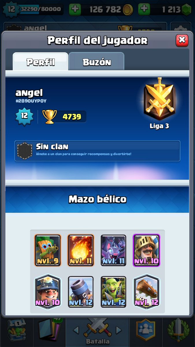 BUSCO CLAN DE LADDER DONDE SEAN ACTIVOS EN GUERRA Y DEN BENEFICIOS 💰(OPCIONAL).
-5K TROFEOS
-41 GUERRAS GANADAS
-100K CARTAS GANADAS
MANDEN MD 📩 :)
@DarkfightGT_  
<a href="/AyudaJugador/">Ayuda Jugador</a> 
<a href="/PromotionsRts/">SMALL STREAMER PROMOTIONS ©️</a> 
@ProPromocion 
Rt gracias :)