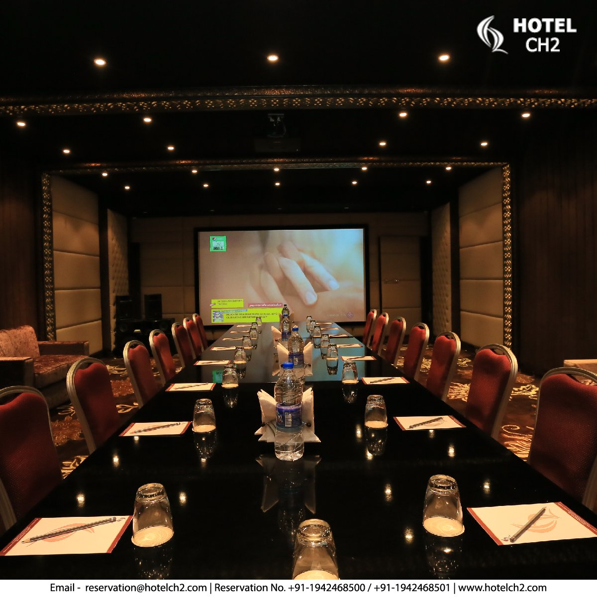 HotelCh2's tweet photo. A Conference can make it or break it. Book our thoughtfully designed conference room and make you way to success.

Book Now - https://t.co/lS7sS390bG

#Kashmir #RealKashmir #WintersinKashmir #Hotel #CH2 #Vacation #Travel #Wanderlust #Luxury #Comfort #Experiences #Heaven #Winter https://t.co/42GEKeXDdX