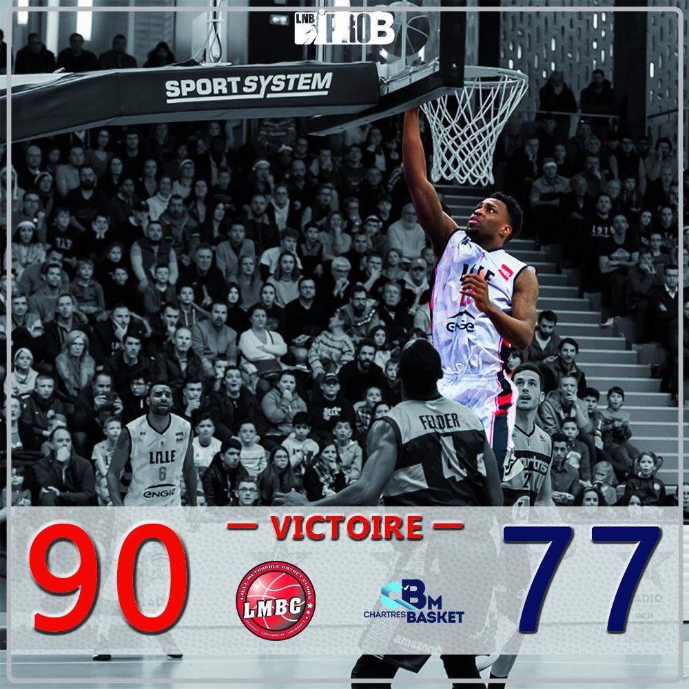 Une ambiance exceptionnelle, un jeu spectaculaire et une victoire pour bien finir l’année 2018. Bravo aux #RedGiants. Allez le <a href="/LMBasket/">Lille Métropole Basket 🏀</a>. Bonnes fêtes de fin d’année 🏀