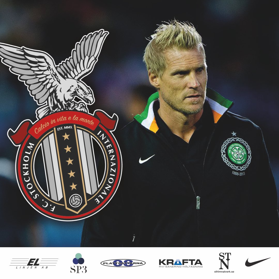 FCStockholm's tweet photo. Hälsa på vår nya tränare! AIK- och Celticikonen! Forna landslagskaptenen! Johan Mjällby!!
https://t.co/NU43nCu1uP https://t.co/HPSXifrz2K