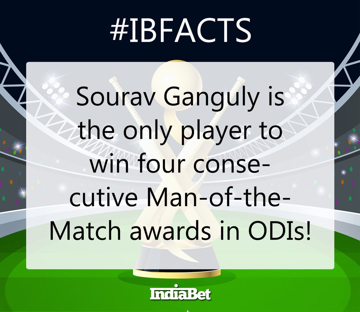indiabet's tweet photo. #IBFacts
Did You Know?
#facts #SportsBiz #CricketMeriJaan #souravganguly #TeamIndia https://t.co/7kleB35mSd