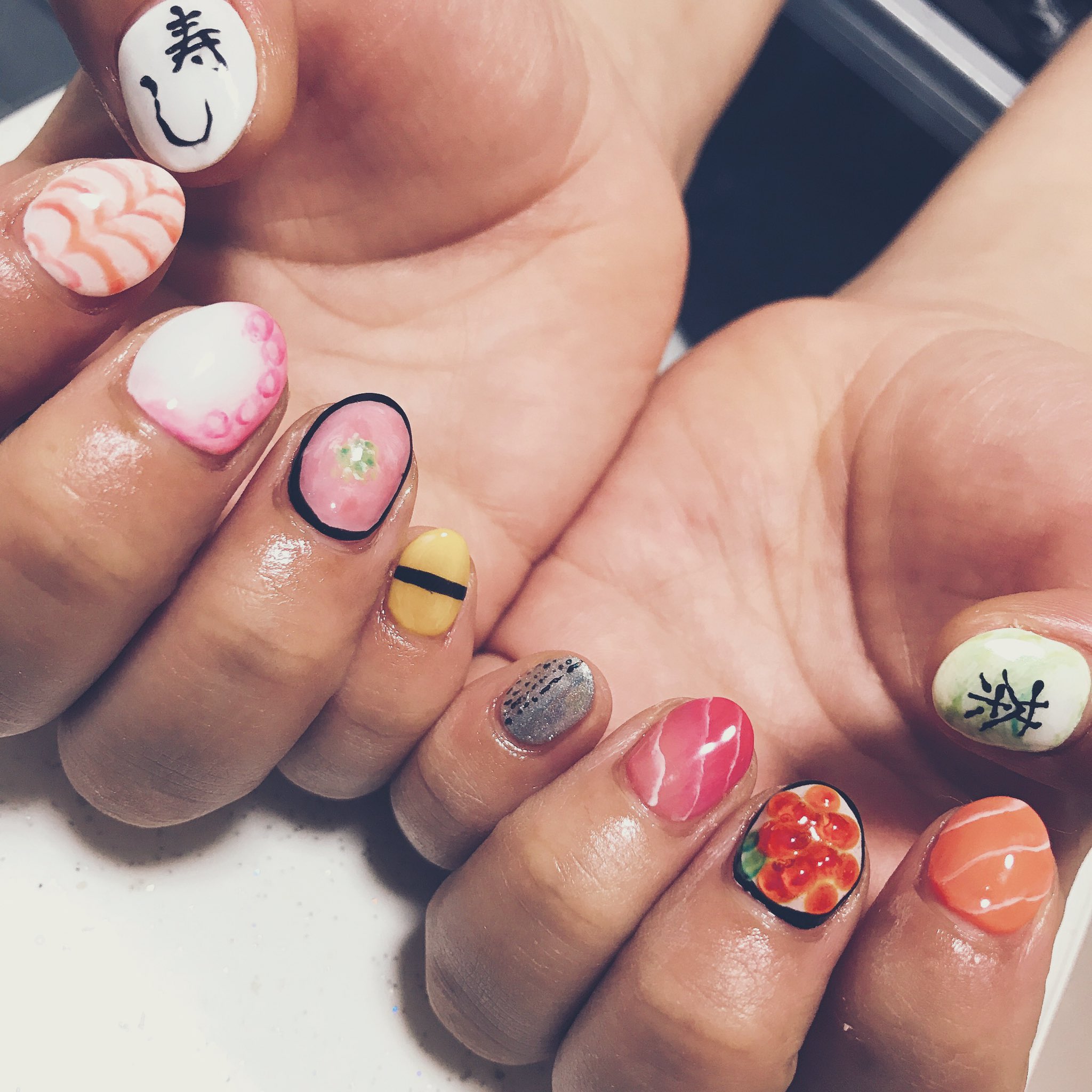 激安ネイル ハンド Nail 寿司ネイル 面白いネイル 個性的 T Co Lv2dns5hr2 Twitter