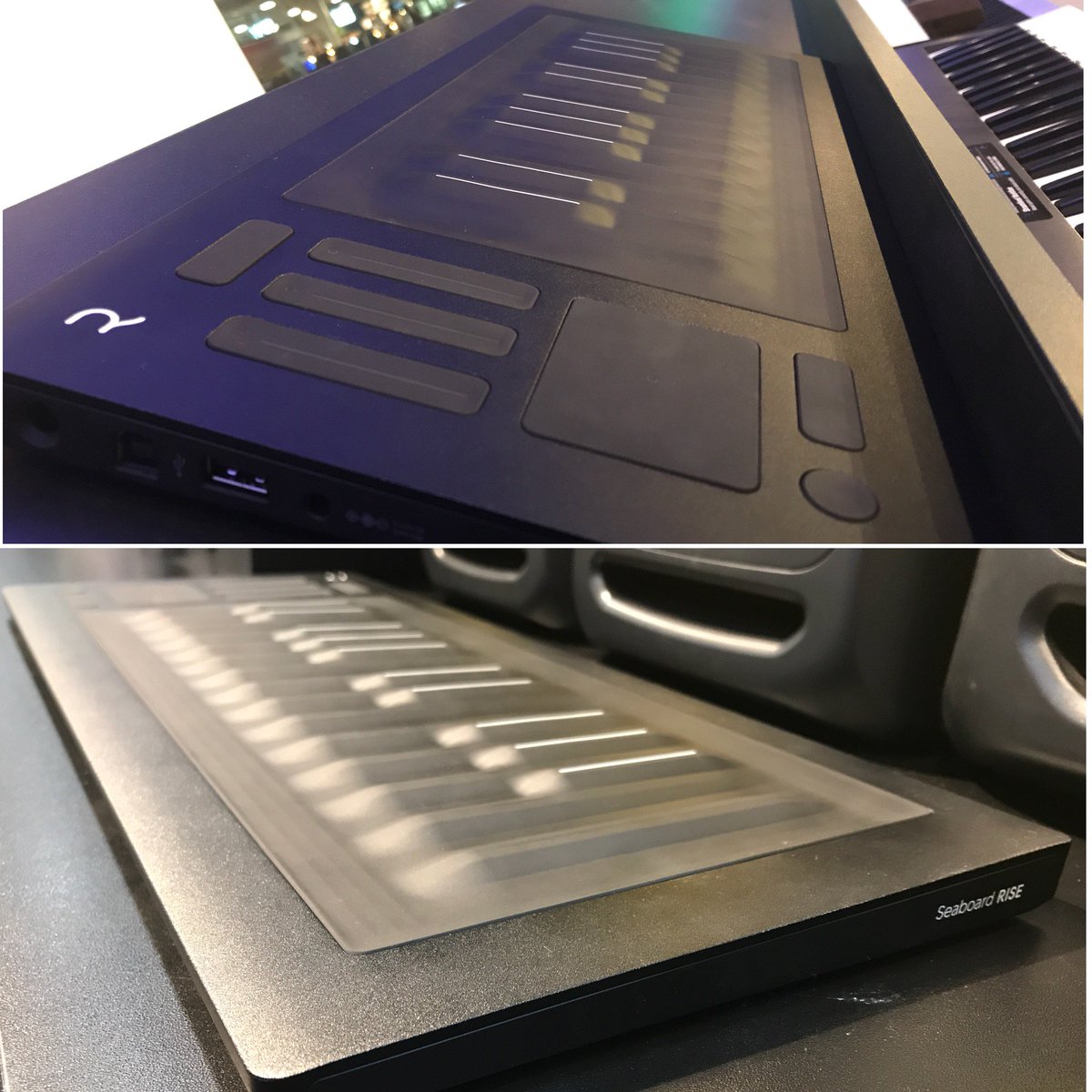 🎛️🎹 It seems we've found Batman's midi controller! The ROLI Seaboard Rise 25 Note Keywave Controller.

😮 Five dimension touch-technology comprised of strike, glide, slide, press and lift. Super expressive. And it's in our sale on now!

ℹ️ Learn more: bit.ly/2Ai2V07