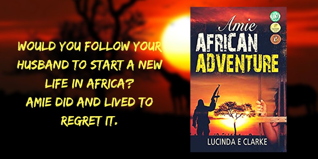 When civil war breaks out and the expatriates are evacuated Amie is left behind to face both the rebels and the African wildlife  #adventure mybook.to/africana <a href="/LucindaEClarke/">Lucinda E Clarke</a>