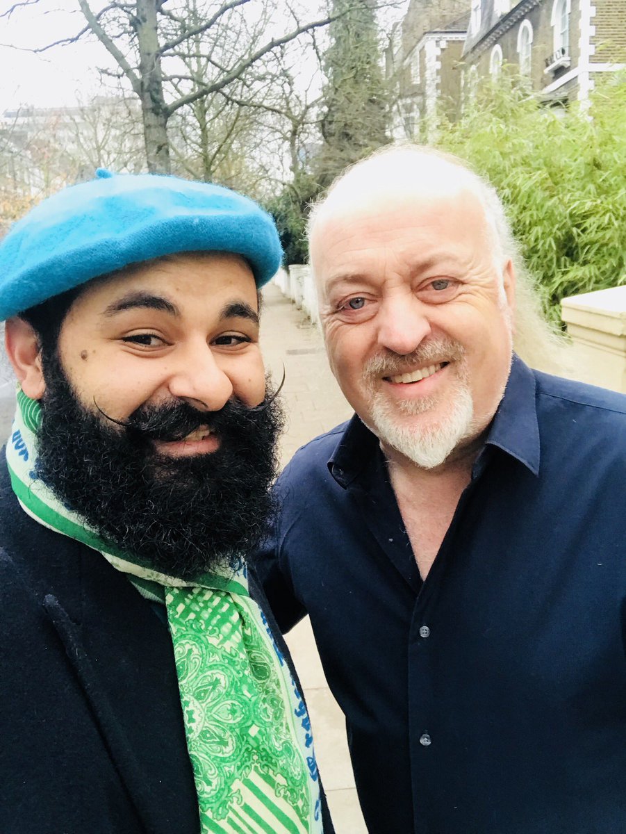JosephTawadros's tweet photo. Ran into the awesome @BillBailey in London today 😎 thanked him for his contribution to the Oud ✨ https://t.co/H2G1Ro67Oi #oudawareness #oud #music #comedy #humour #london #comedian #musician https://t.co/zNVguu4ZP4