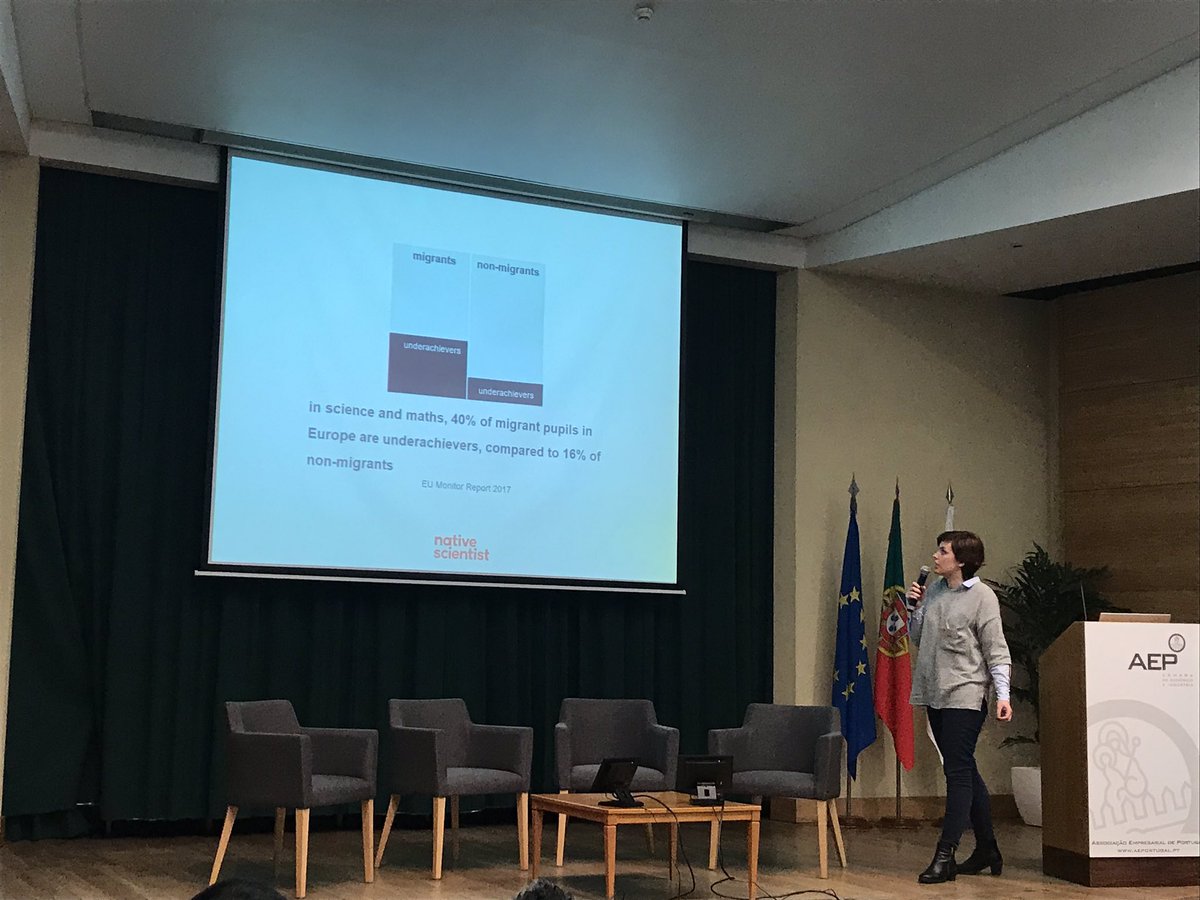 andre_peralta's tweet image. What an inspiring story. A Portuguese girl who grew up in an environment with no access to science, despite all the barriers graduated and did a PhD in London, now gives back to the community by promoting science to underprivileged migrants #nativescientist #grape2018