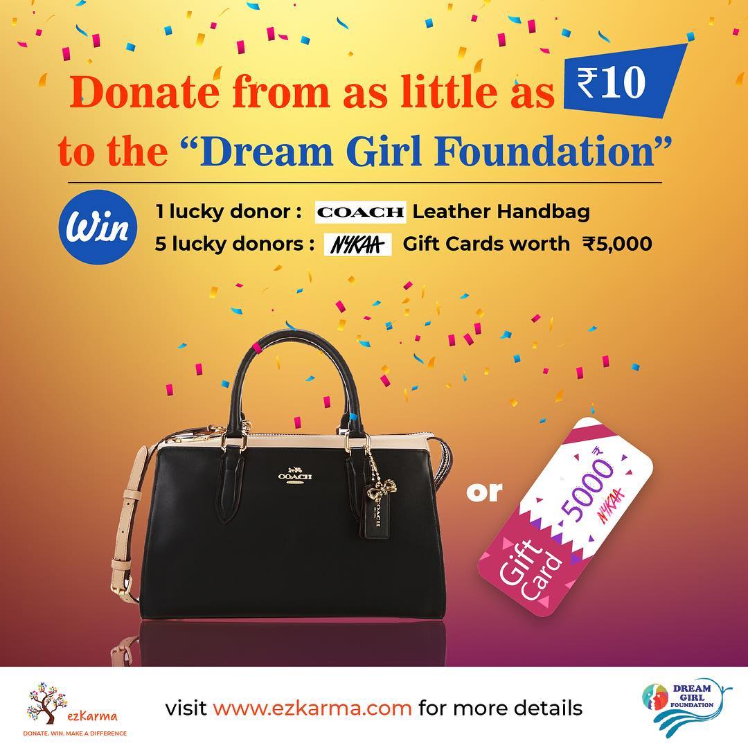 ezkarma2018's tweet photo. Win a luxurious COACH Handbag from the Selena Gomez collection in support of "Dream Girl Foundation". 
Visit https://t.co/1vT7vnZak8 for more details
#dreamgirlfoundation #girlchild #giveaway #coachxselena #karma #goodnessmarketplace #fundraising #socialimpact #ezkarma  #CoachNY https://t.co/rZc9LxsVWJ