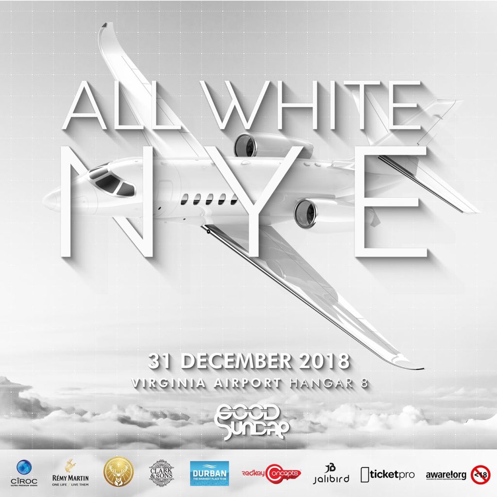nottsndelu's tweet photo. Heh ndithi combos will be communicating at the ALL WHITE #Goodsundae NYE edition. Walala wasala! π£ Get your outfits ready and letβs have a jol βοΈ ππ―π₯
π¨ : 31 Dec Virginia Airport Hangar 8
Tickets Available: @TicketProza
Table reservations: redkeyconcepts@gmail.com https://t.co/Y7P8Q0wwiY