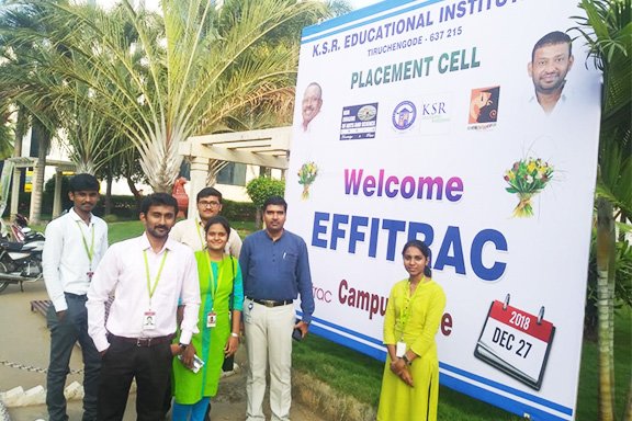 effitrac's tweet photo. We had a great time conducting campus drive for ERP Implementation Support at KSR Educational Institute.
#effitrac #KSRCollege #2019Passedout #ERPImplementationSupport https://t.co/QZYtS7CKti