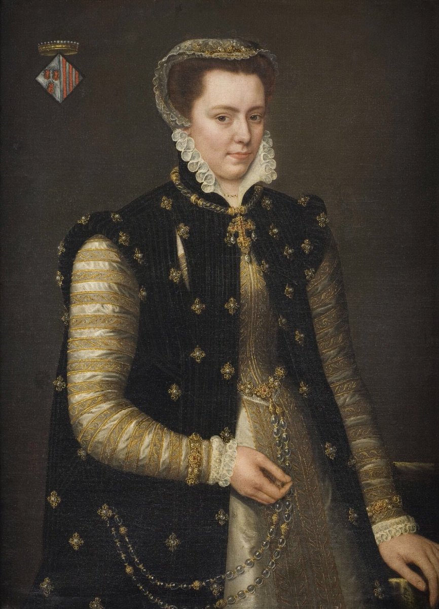lnvanzoonen's tweet photo. #OTD in 1522 werd #Margaretha van #Parma geboren, de buitenechtelijke dochter van keizer #Karel V. Van 1559 tot 1567 was zij landvoogdes over de #Nederlanden en trachtte de belangen van haar halfbroer #Filips II en de plaatselijke adel te behartigen. #80jaaroorlog #Reformatie https://t.co/R0JcGmwdXg