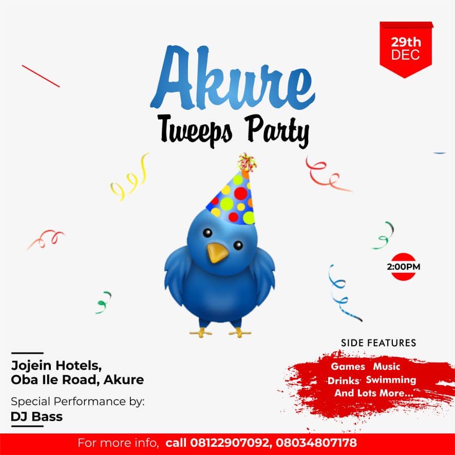 My Akure people, tommorow we party 🕺🕺🕺, are you ready ? 
gather here if you are attending let's know ourselves. #AkureConnect #AkureTweepsHangout