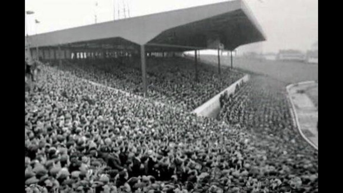 Chris Mears on Twitter: "A jam packed Stamford Bridge mid sixties ...