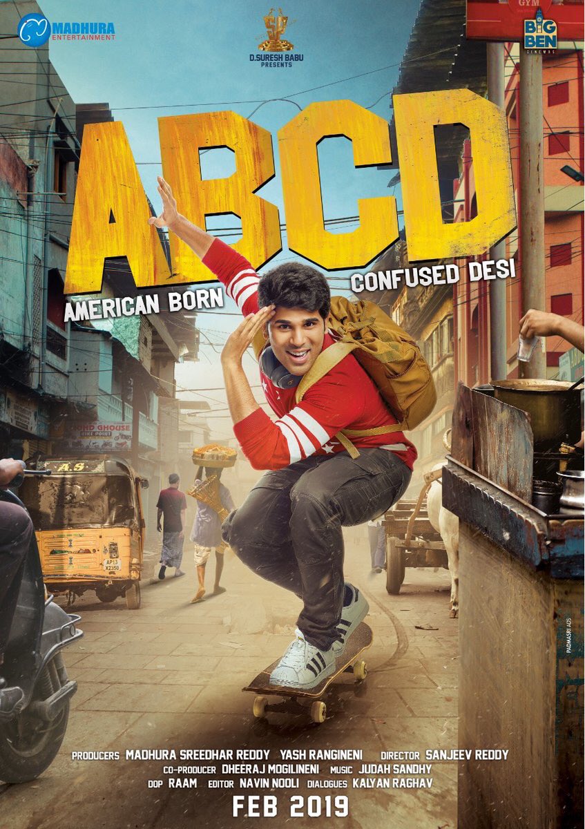 Overseasrights's tweet photo. #ABCDTelugu
(American Born Confused Desi)
First look #ABCDFL
ππ https://t.co/Mr1PpDU2MK
@AlluSirish @sanjeevflicks @SureshProdns @RuksharDhillon @judahsandhy @madhurasreedhar @YashBigBen
#AlluSirish #RuksharDhillon https://t.co/DdhoagMaxt