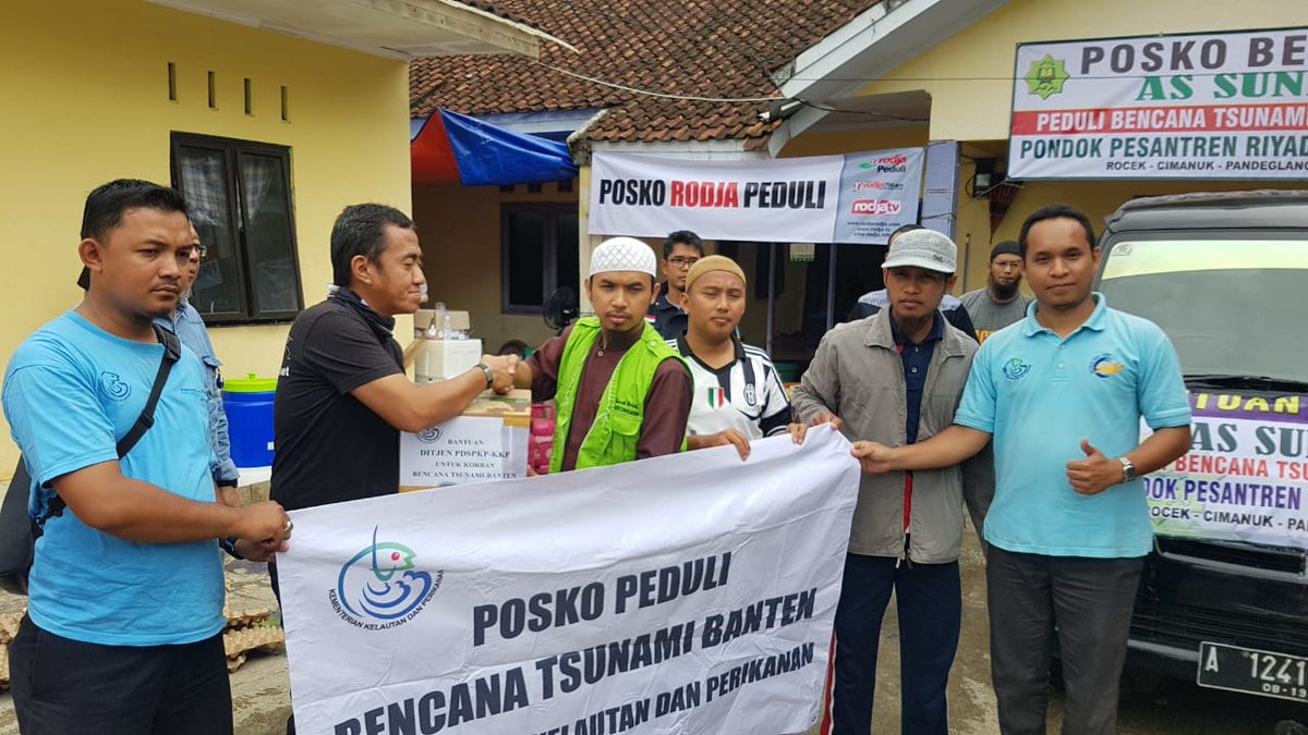 Peduli PRL-KKP thd bencana tsunami Desa Ciangsa Pandeglang Banten