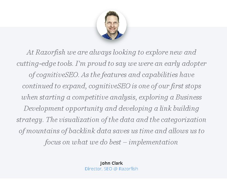 cognitiveSEO's tweet photo. #BestPolitics We just let our clients talk for us.
You are free to check if he is right or not ▶ https://t.co/cVYJxvjrtI https://t.co/foCZ1OoHJL