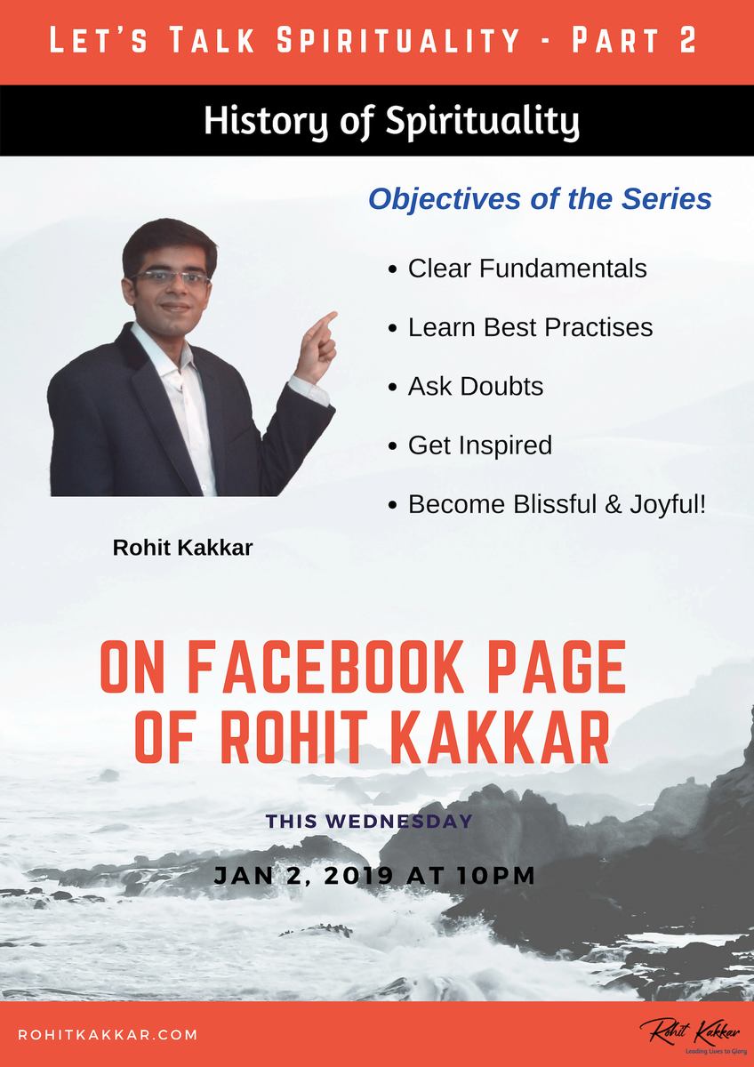 TrueCharioteer's tweet image. Part 2 of the Let's Talk Spirituality series will be on 'History of Spirituality'. Do mark your status as going so that you don't miss it :) #Spirituality #nowledge #Seeking #RK
facebook.com/events/3179100…