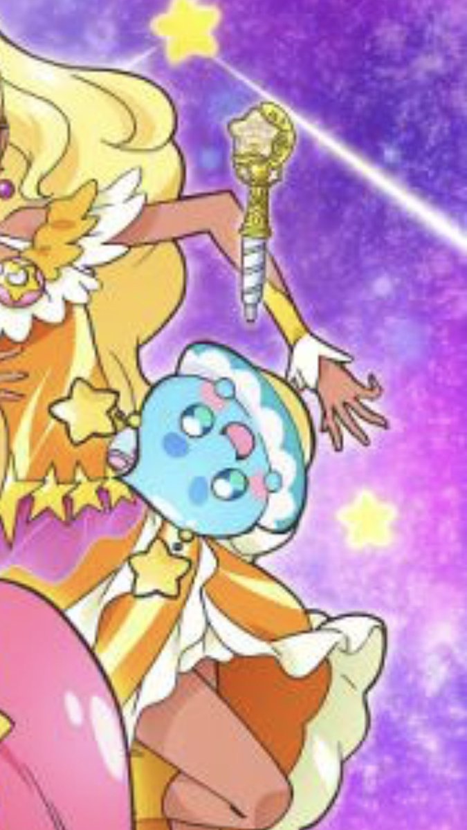 白光 V Twitter 来年のプリキュア 星 がテーマなのと こいつがよっちんだという事は分かった よっちんもとうとうプリキュア 出演かよおめでとう あと褐色肌のプリキュアも初だね