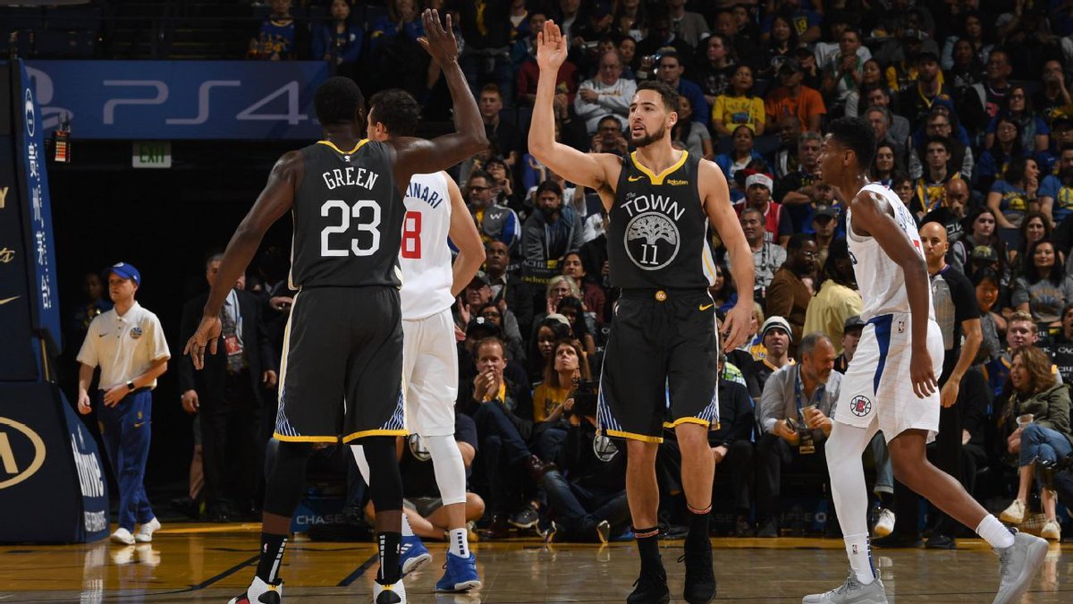 zesty_warriors's tweet photo. Draymond, Klay confident shots will start falling https://t.co/cMwsY9jwnJ https://t.co/zfIRp2H9my