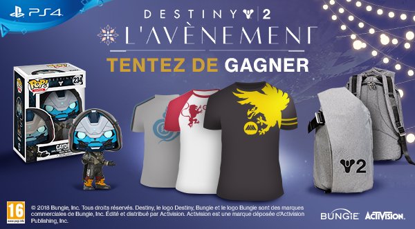 Leclerc_JV's tweet image. #Jeu #Concours L'avènement, l'event qui célèbre l'hiver dans #Destiny2, finit le 4 janvier ! Il vous reste donc une semaine pour RT + follow et tenter de remporter l'un des 3 lots en jeu 🥳👏

Acheter le jeu ici ▶️ po.st/Destiny2-R
Le règlement ▶️po.st/ReglementAvene…