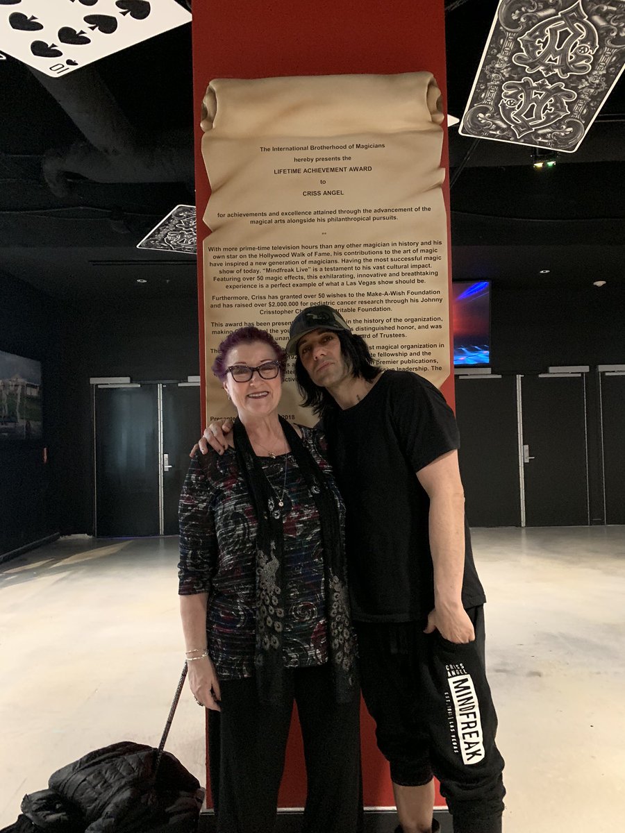 MagicScot's tweet image. Was fortunate to see Criss Angel's new show tonight. Best show ever, and it's only going to get better. This is just the previews. Astounding magic, sound and videos. Totally immersive. There's nothing else like it. Congratulations to Criss and his team. @CrissAngel