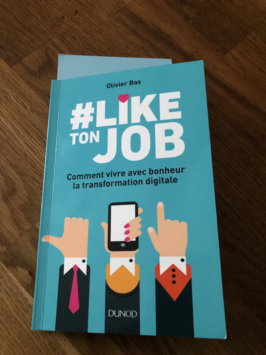 Nad_Alves's tweet photo. 👁‍🗨📘 #VendrediLecture Prendre enfin le temps pendant les vacances de lire #LikeTonJob « Comment vivre avec bonheur la #transformationdigitale «  de @olivierbas1 https://t.co/CL9Gz72gVg