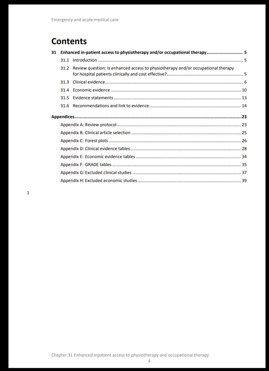 HealthPhysio's tweet photo. An interesting document that I missed earlier in the year. 
Concludes that enhanced access to both OT and PT in acute setting is both cost effective and improves patient mortality. 

#physiotherapy #NHS

https://t.co/iZOXMM3YdT https://t.co/SntuuKaKMR